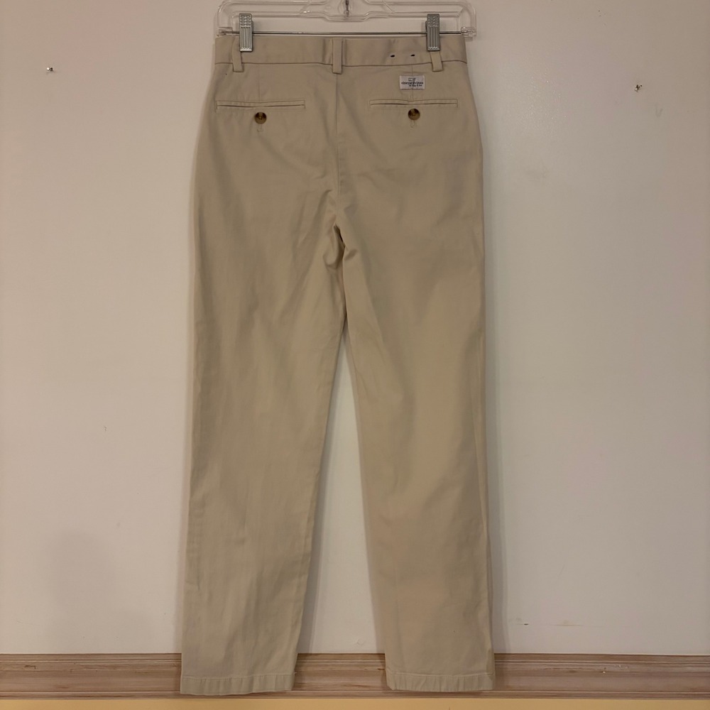 Vineyard Vines Boys Breaker Chino Pants‎ Khaki Tan Size 14 - Picture 2 of 5